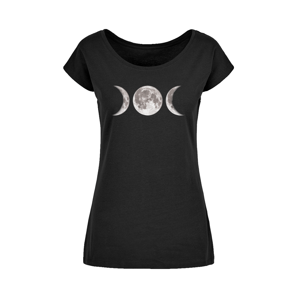 Triple Goddess Wide Neck Women's T-Shirt - 100% Cotton by Kate's Clothing