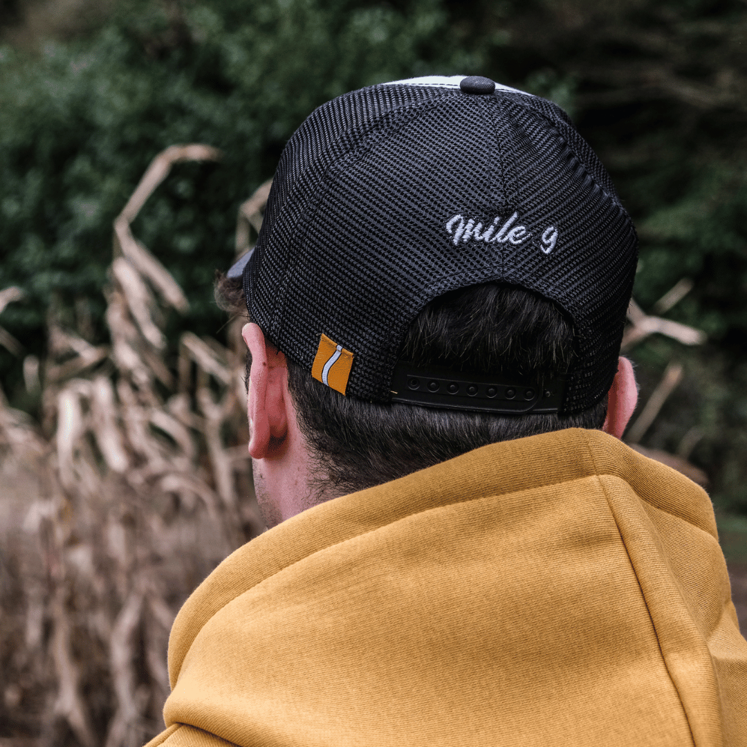 Uggly and Co Black Dub Garage Trucker Hat – Isle of Man Spark-Plug Cap