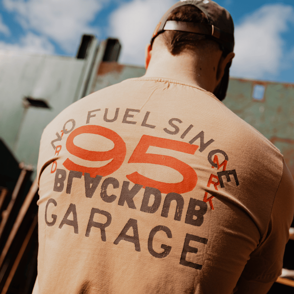 Uggly and Co No Fuel Since '95 Heavyweight Cotton Tee – Brown