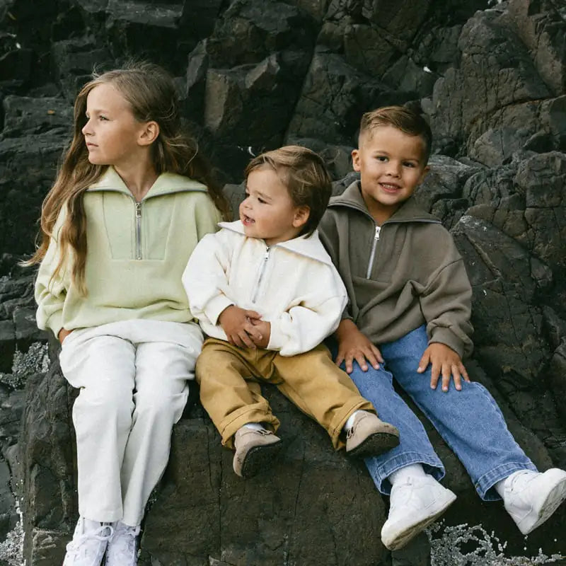 Nordic Style Kids’ Cotton Sweater – Cozy Pullover (90–130cm)