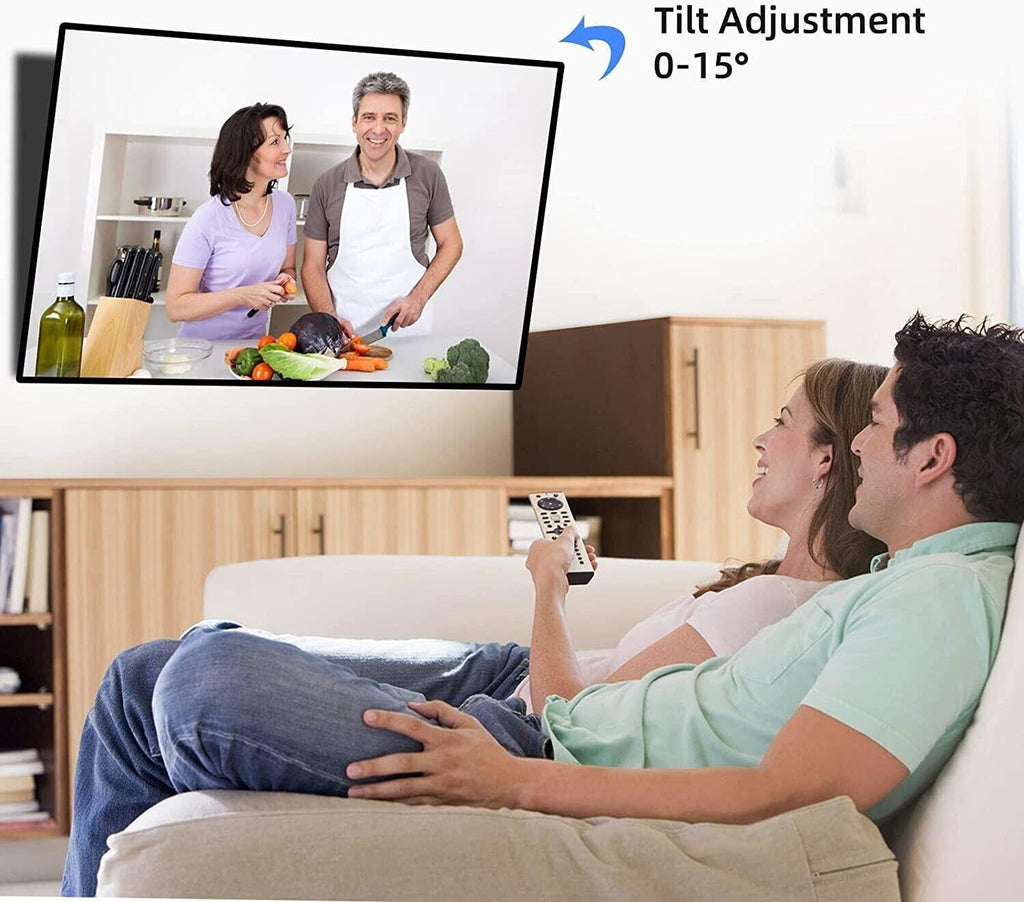 Suptek TV Wall Mount Bracket for 26-55 Inch LED LCD TVs | 15° Tilt