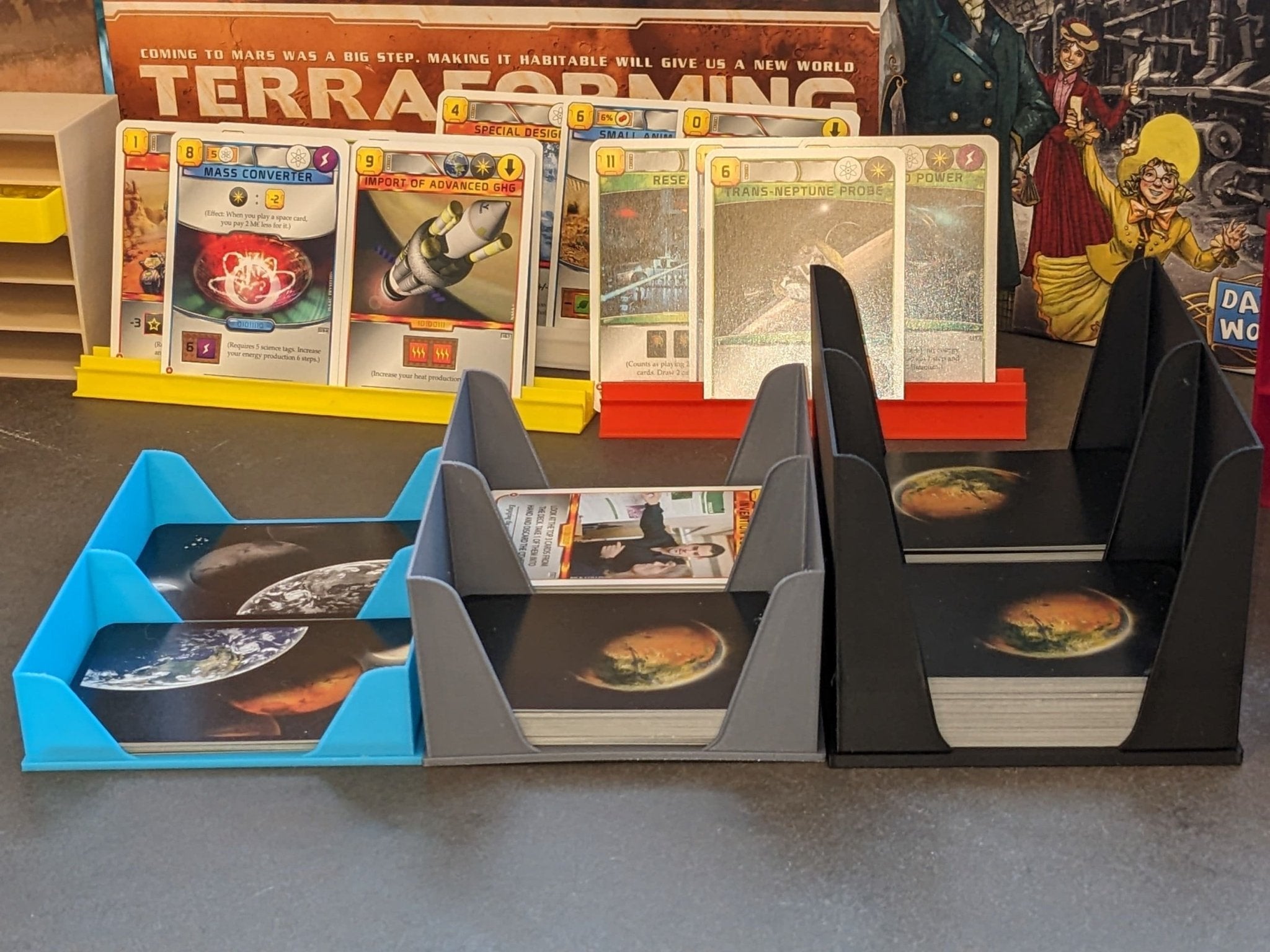 Chaddyverse Twin Deck Card Dispenser for Poker, UNO, MTG & Pokémon