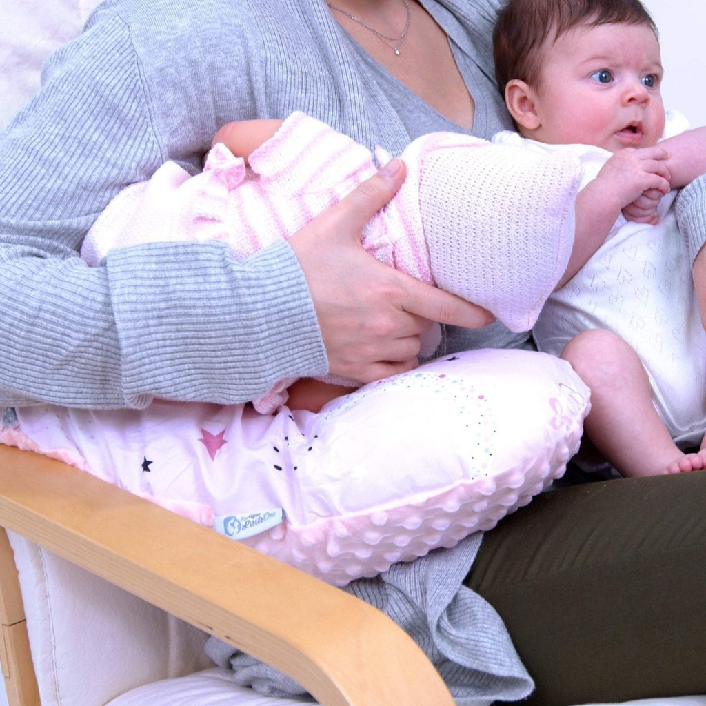 For Your Little One Twin Nursing Pillow – Ergonomic Tandem Feeding, Pixie