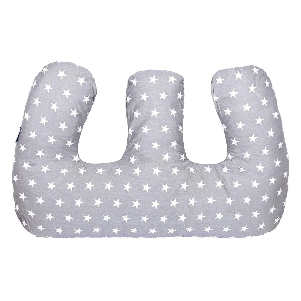 For Your Little One Twin Nursing Pillow – White Stars Support