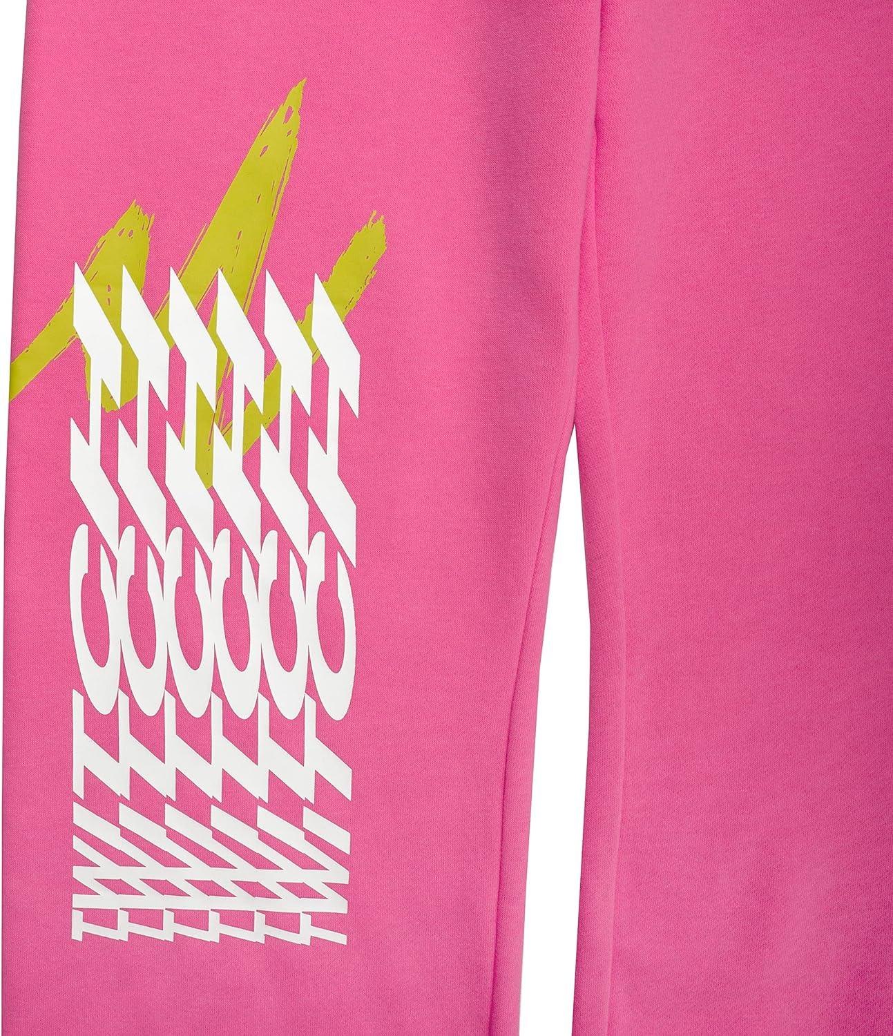 Twitch Unisex Fleece Jogger Sweatpants – Bright Pink – 2XL Size