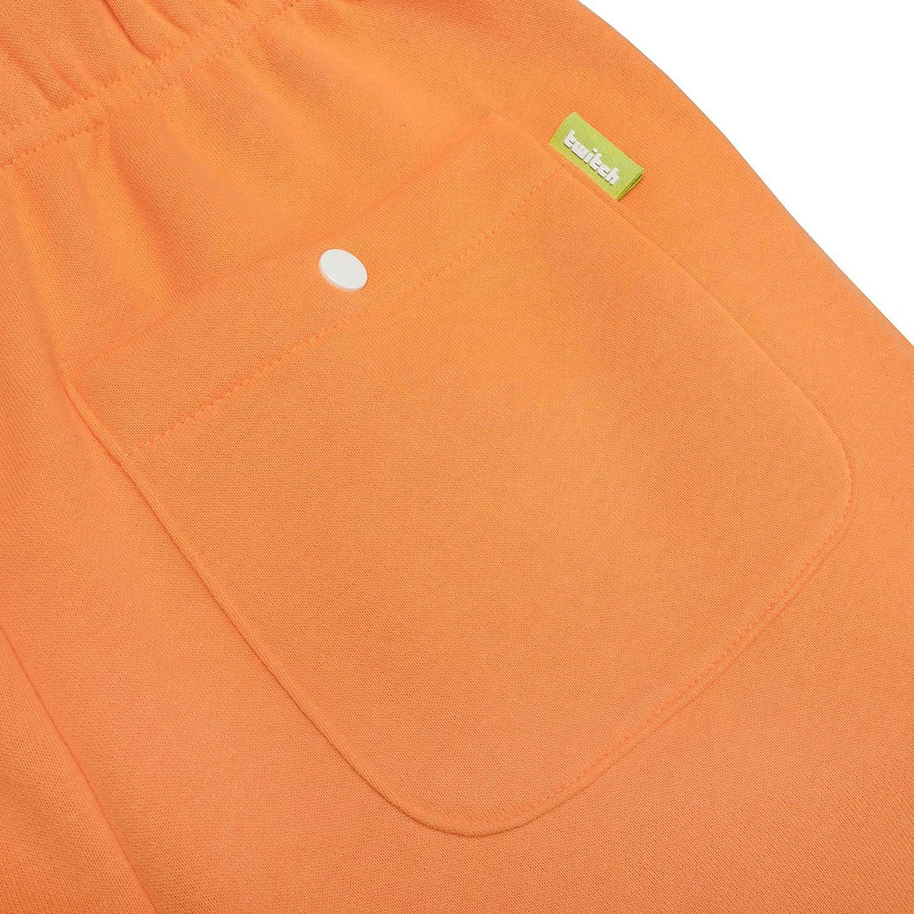 Twitch Official Fleece Jogger Sweatpants – Orange Unisex Regular Fit