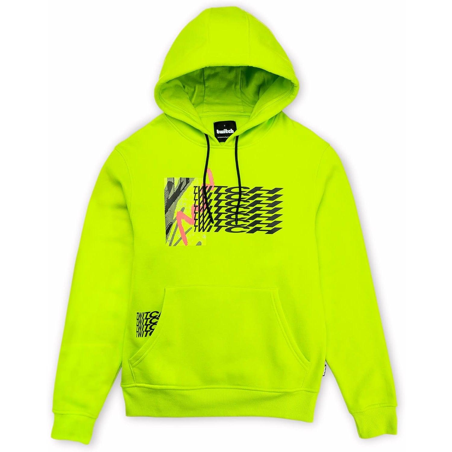 Twitch Official Green Graphic Hoodie – Unisex Cotton Blend Sweatshirt