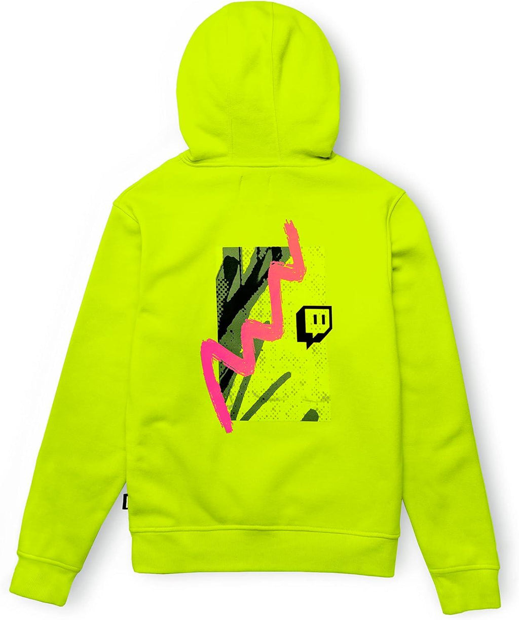 Twitch Official Green Graphic Hoodie – Unisex Cotton Blend Sweatshirt