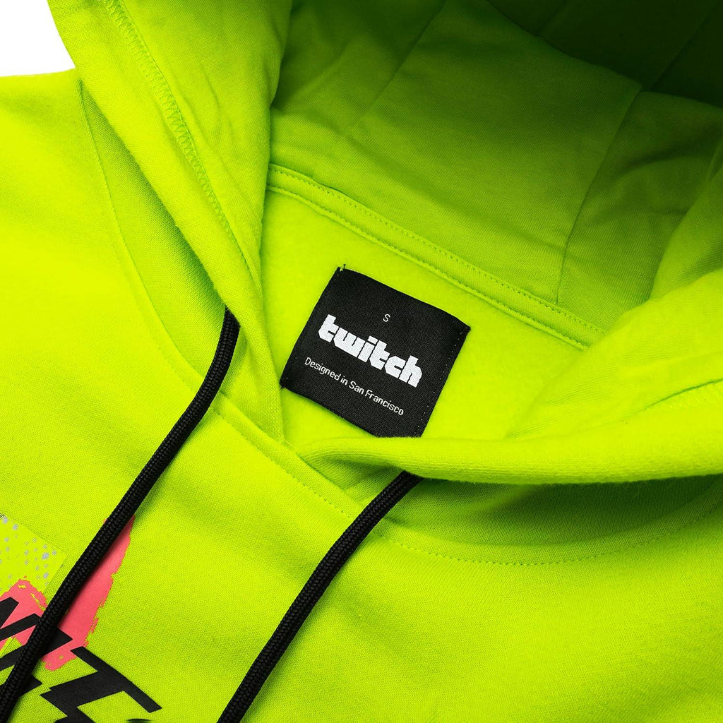 Twitch Official Green Graphic Hoodie – Unisex Cotton Blend Sweatshirt