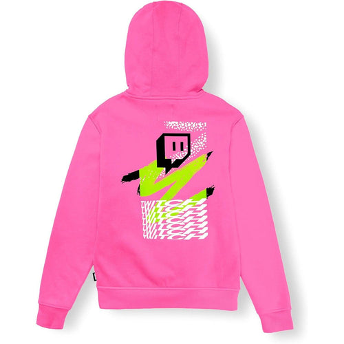 Twitch Official Pink Graphic Hoodie – Unisex Cotton Blend Sweatshirt