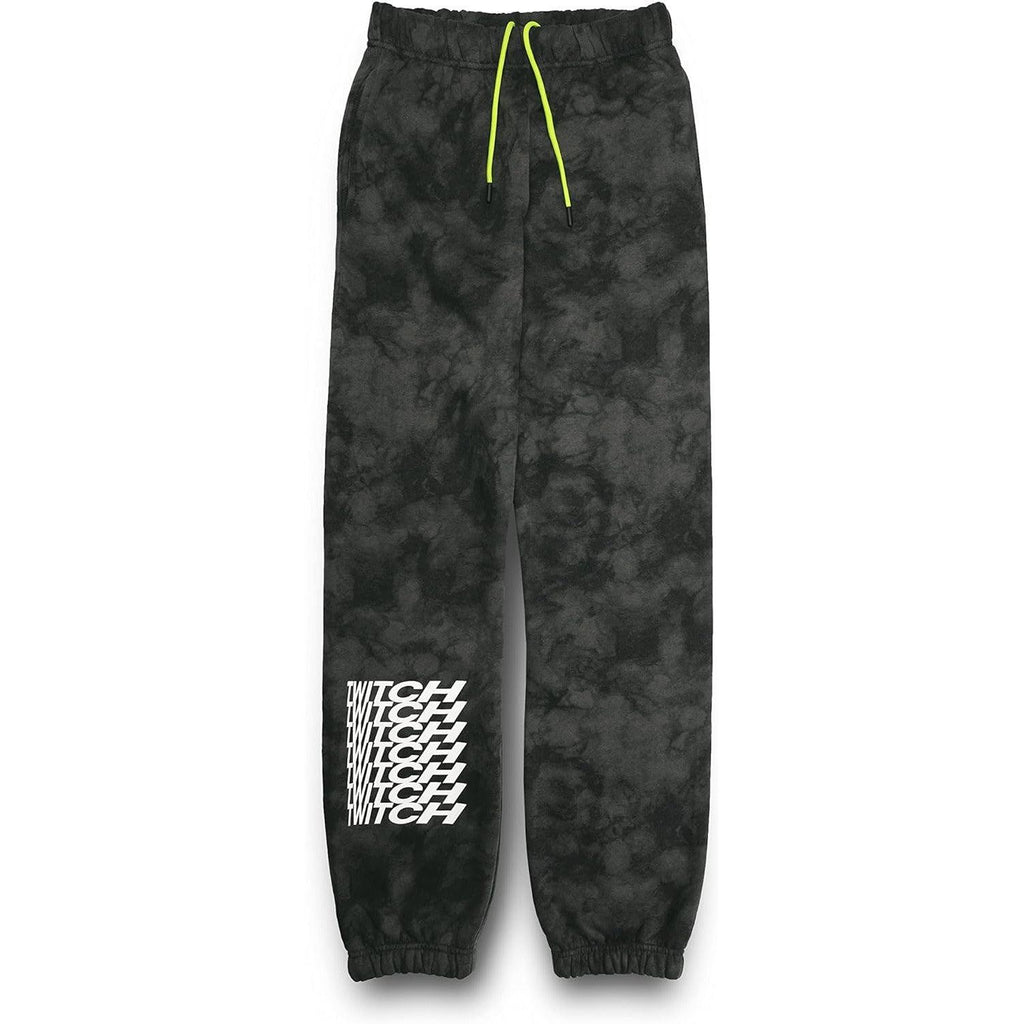 Twitch Official Unisex Jogger Sweatpants – Black Wash Cotton Blend