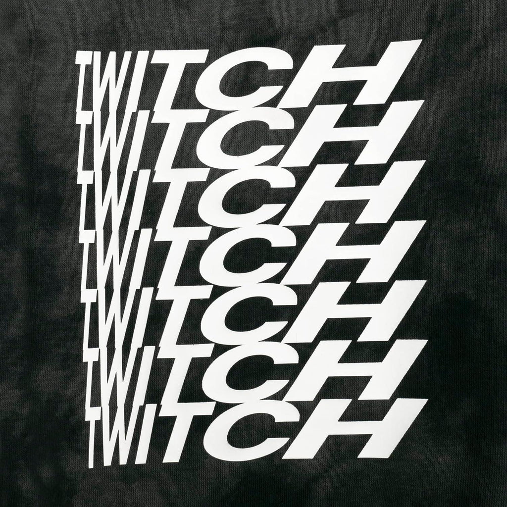Twitch Official Unisex Jogger Sweatpants – Black Wash Cotton Blend