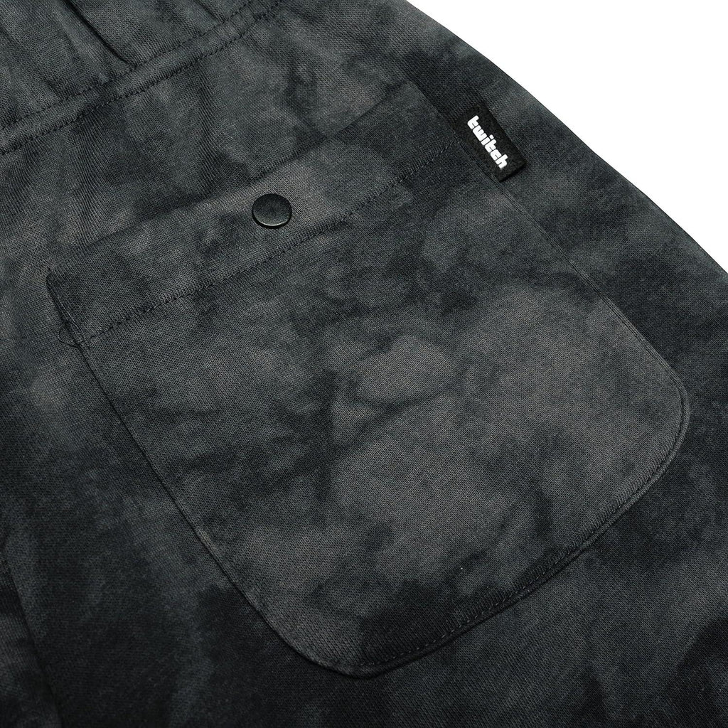 Twitch Official Unisex Jogger Sweatpants – Black Wash Cotton Blend