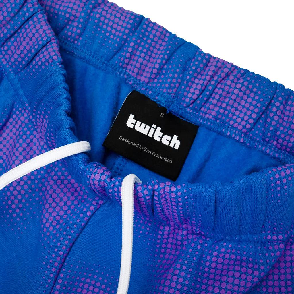 Twitch Unisex Lightweight Jogger Sweatpants – Blue Cotton Blend