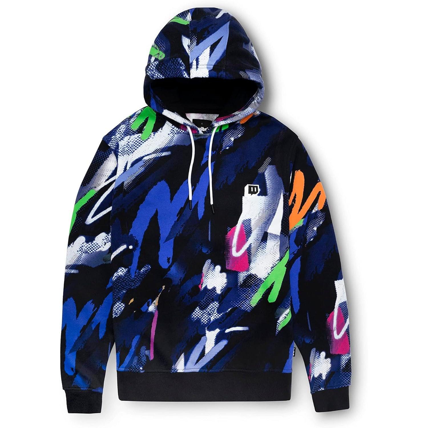 Twitch Official Multicolor Graphic Hoodie - Unisex Cotton Sweatshirt
