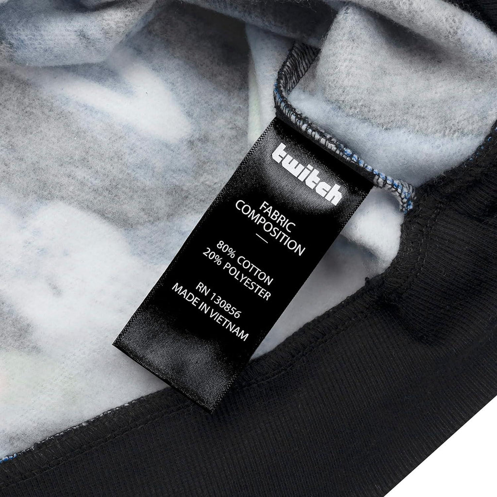 Twitch Official Multicolor Graphic Hoodie - Unisex Cotton Sweatshirt