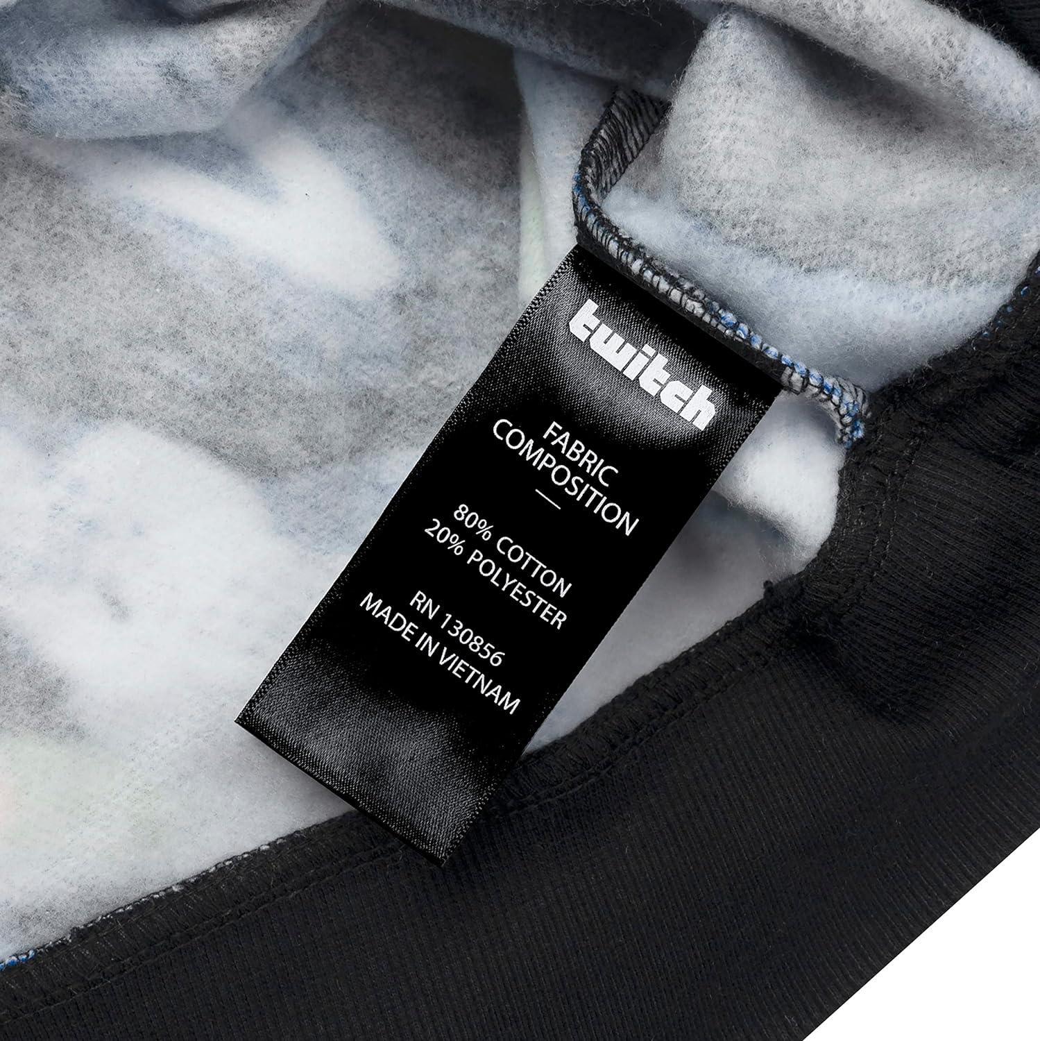 Twitch Official Multicolor Graphic Hoodie - Unisex Cotton Sweatshirt