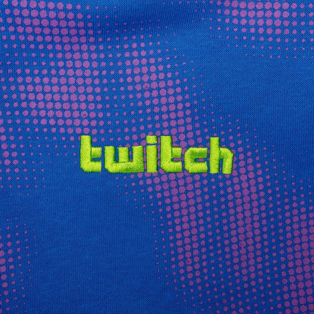 Massive Discounts Twitch Printed Hoodie – Blue Cotton Gaming Sweatshirt