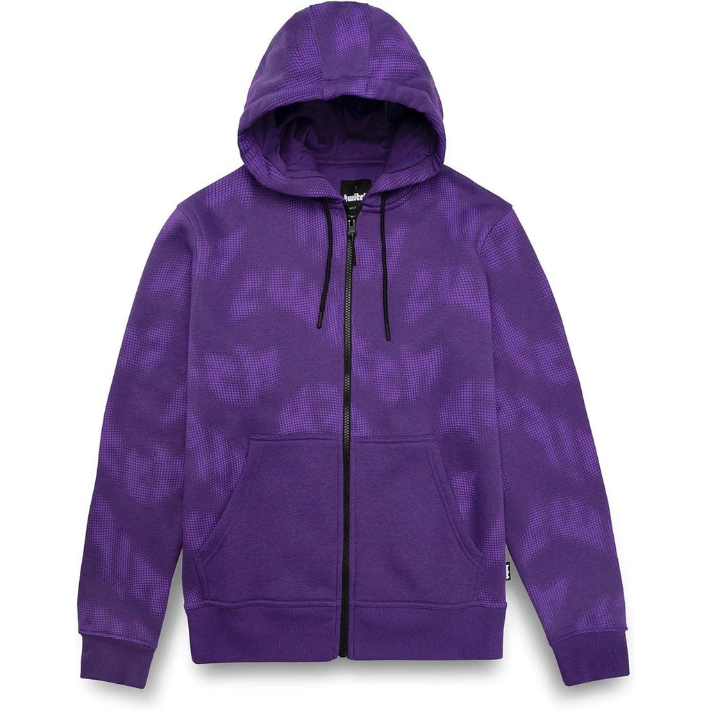 Twitch Official Unisex Zip-Up Hoodie – Purple Cotton Blend Sweatshirt