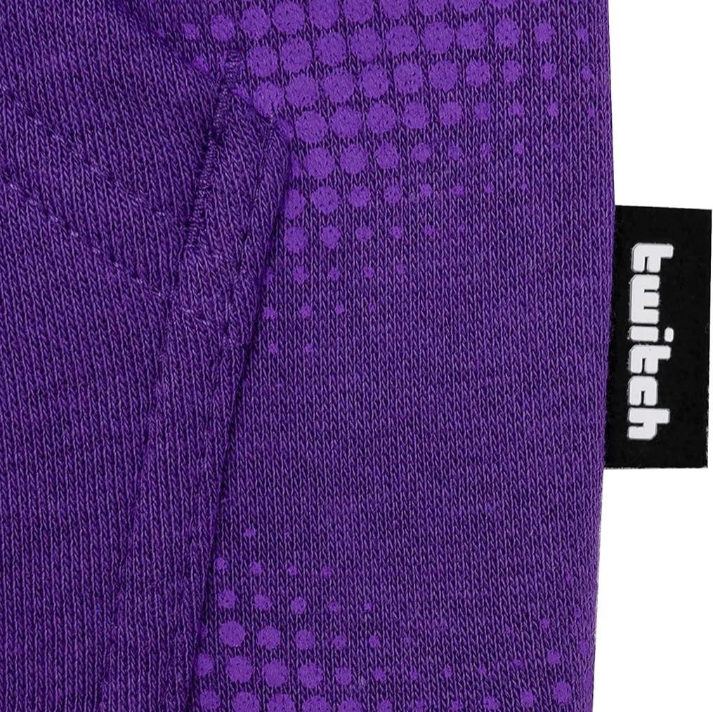 Twitch Official Unisex Zip-Up Hoodie – Purple Cotton Blend Sweatshirt