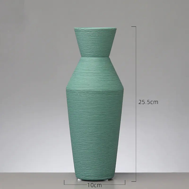 Modern Minimalist Ceramic Vase – Colorful Decorative Vases for Home