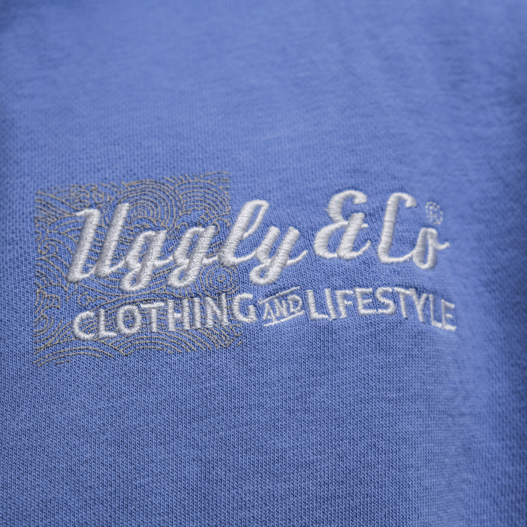 Uggly and Co Purple Surf Diamond Heavyweight Fleece Hoodie – Collection 3.0