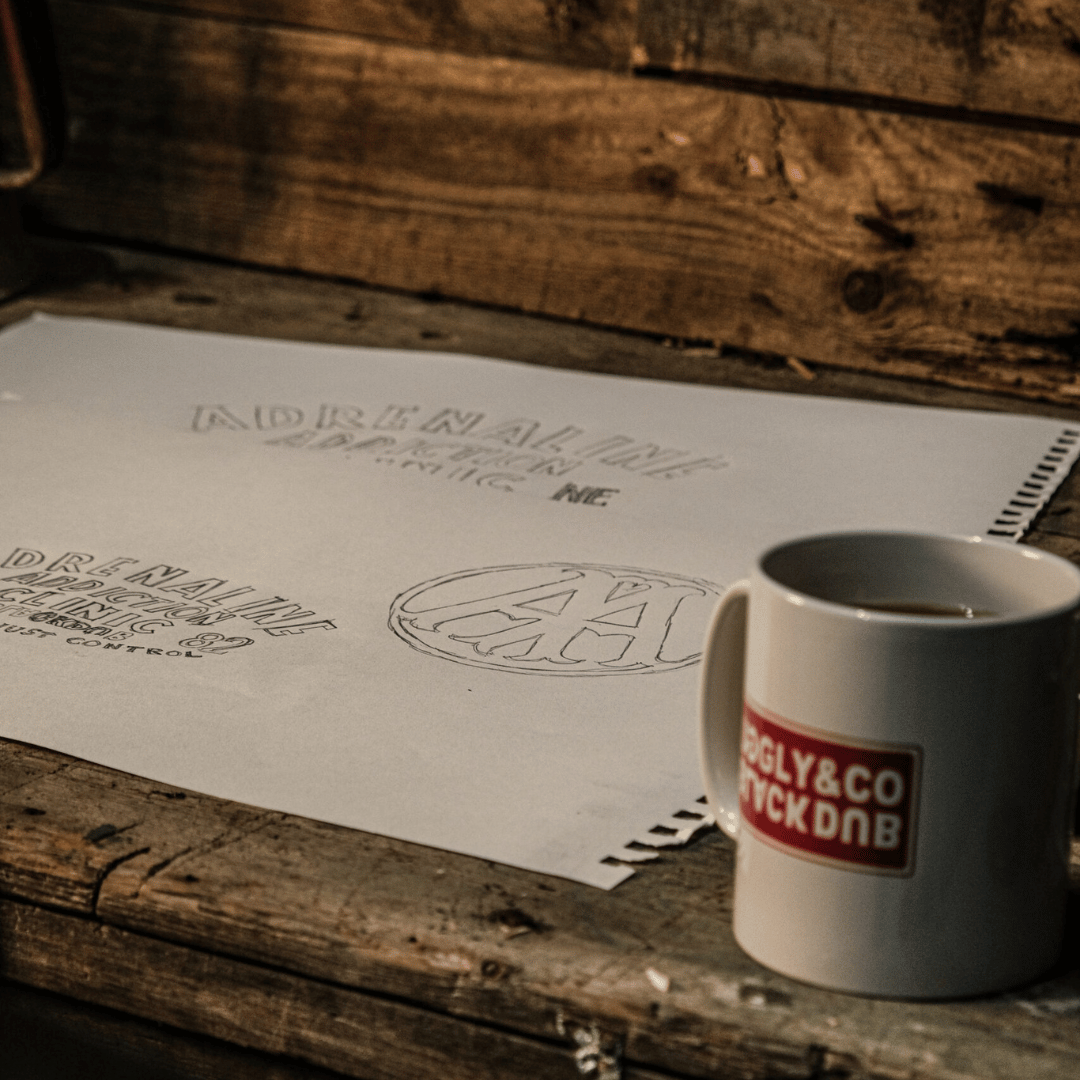 The Black Dub x Uggly & Co China Mug – Red Race Day Coffee Cup