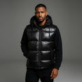 Space Sleeveless Hooded Jacket