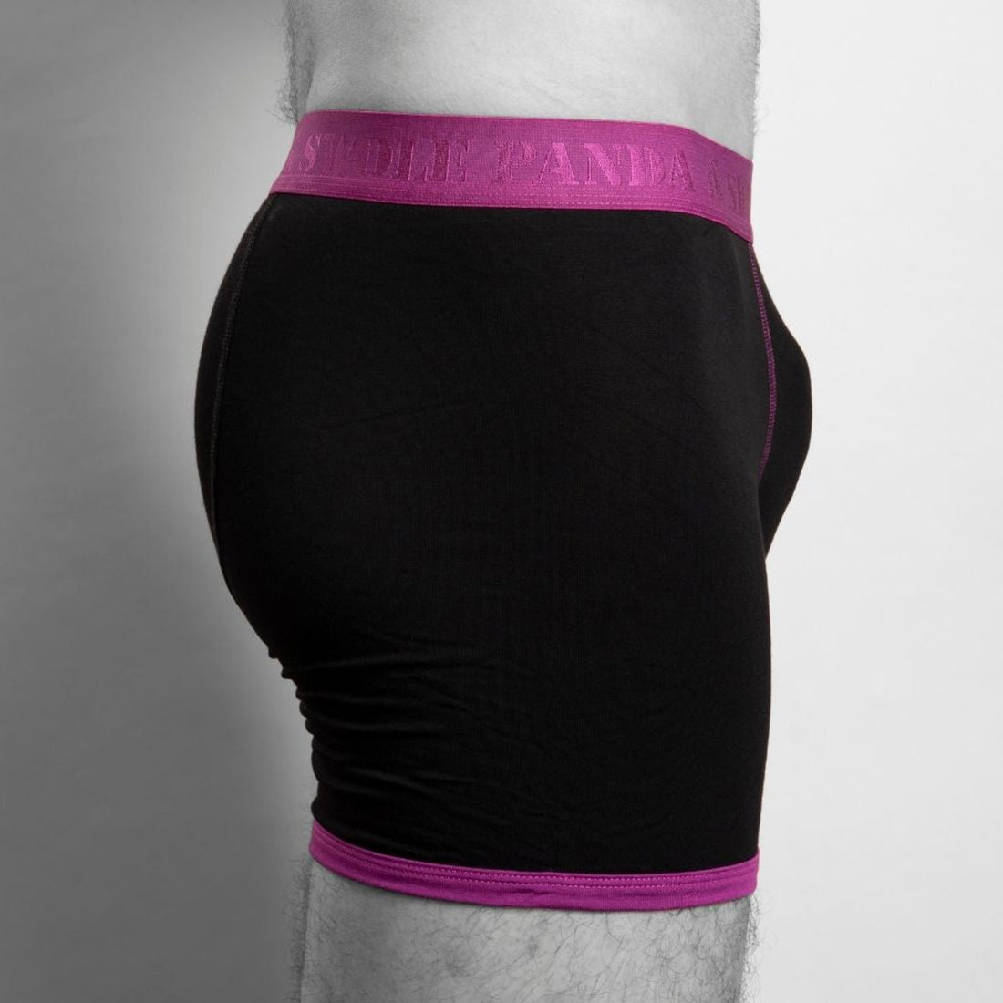 Swole Panda Bamboo Boxers – Navy Blue Breathable Men's Underwear