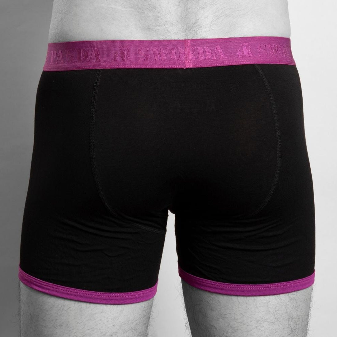 Swole Panda Bamboo Boxers – Navy Blue Breathable Men's Underwear