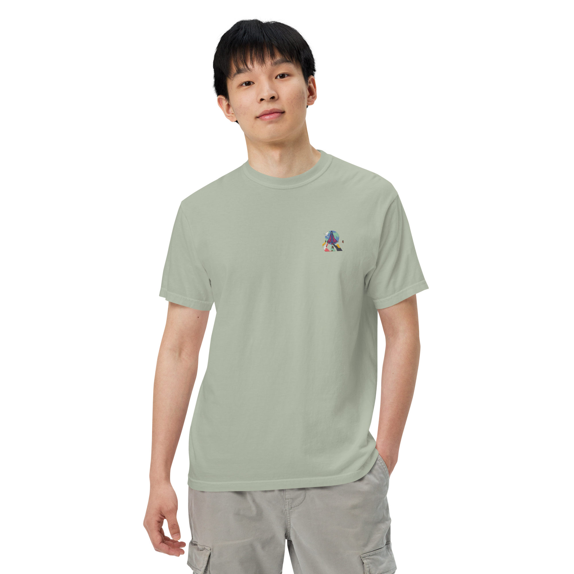 First Home Unisex garment-dyed heavyweight t-shirt