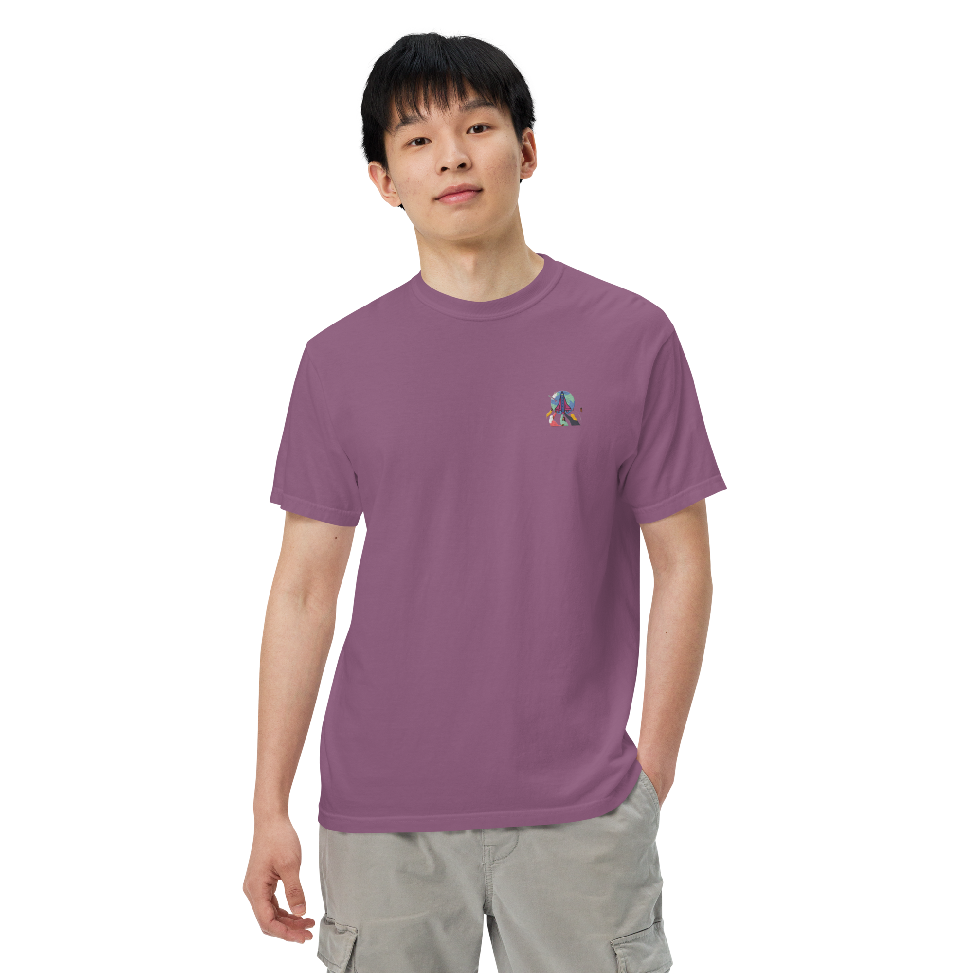 First Home Unisex garment-dyed heavyweight t-shirt
