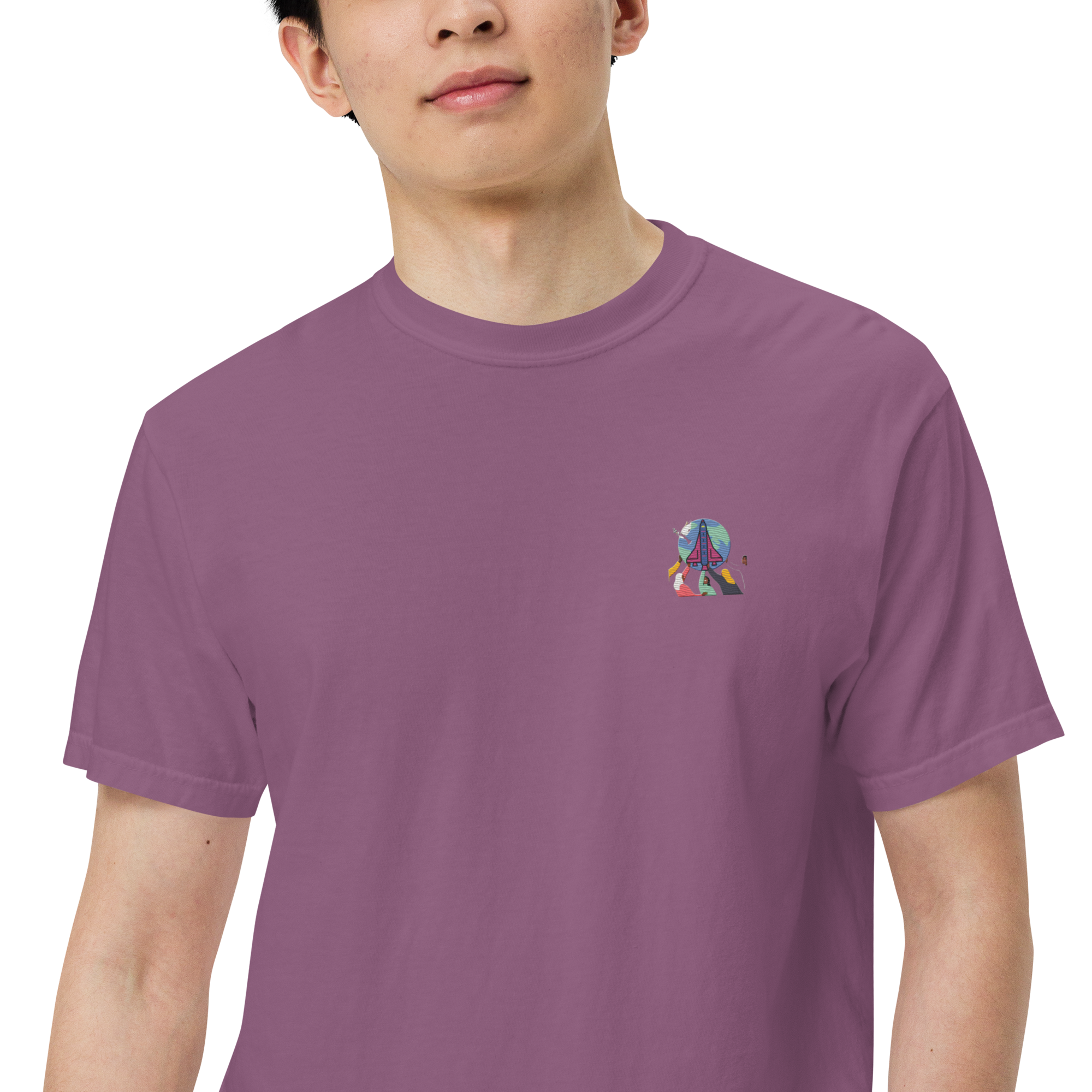 First Home Unisex garment-dyed heavyweight t-shirt