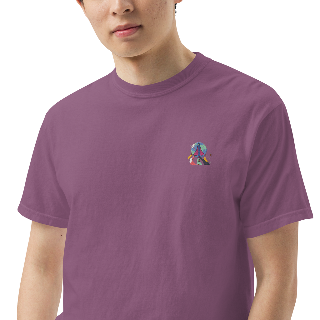 First Home Unisex garment-dyed heavyweight t-shirt
