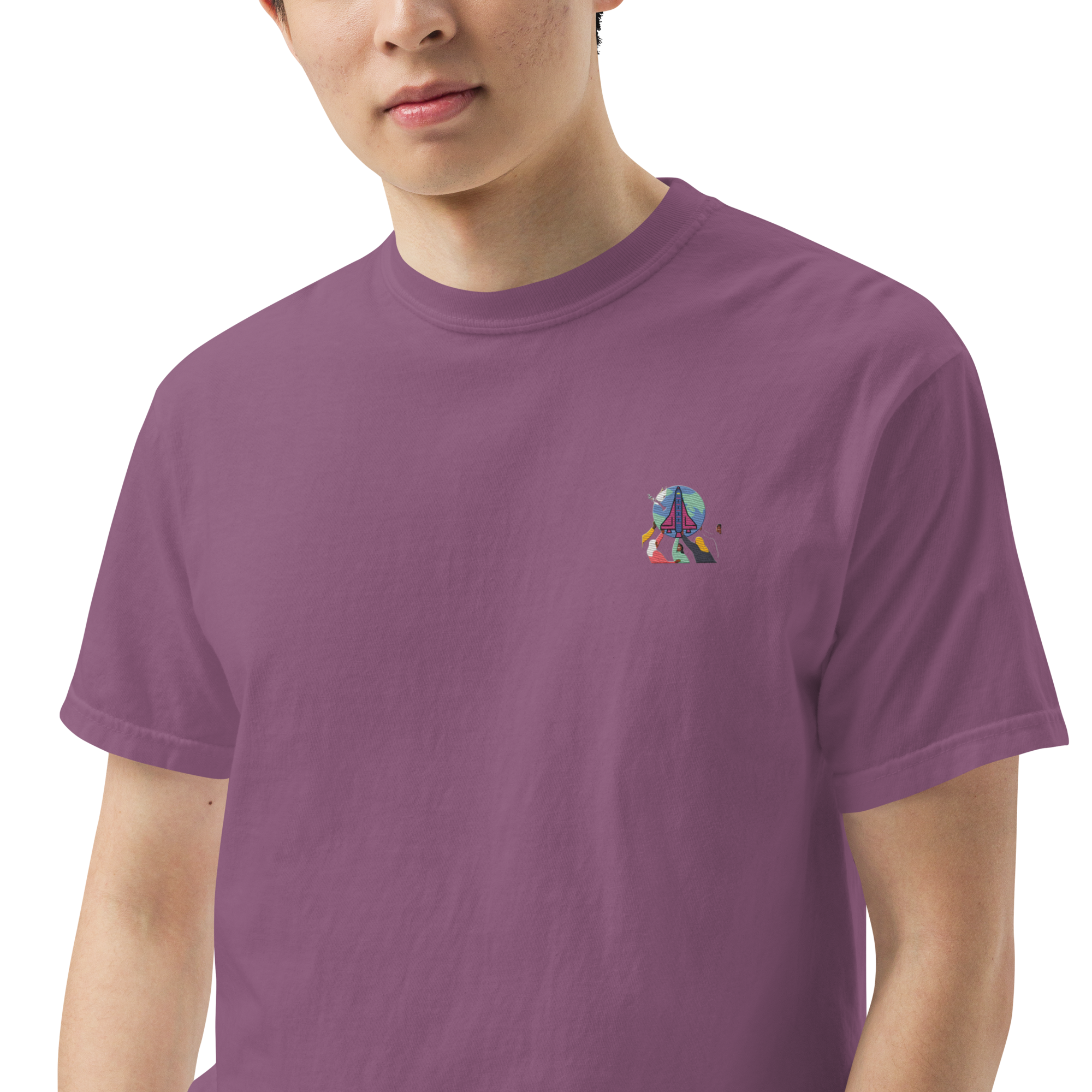 First Home Unisex garment-dyed heavyweight t-shirt