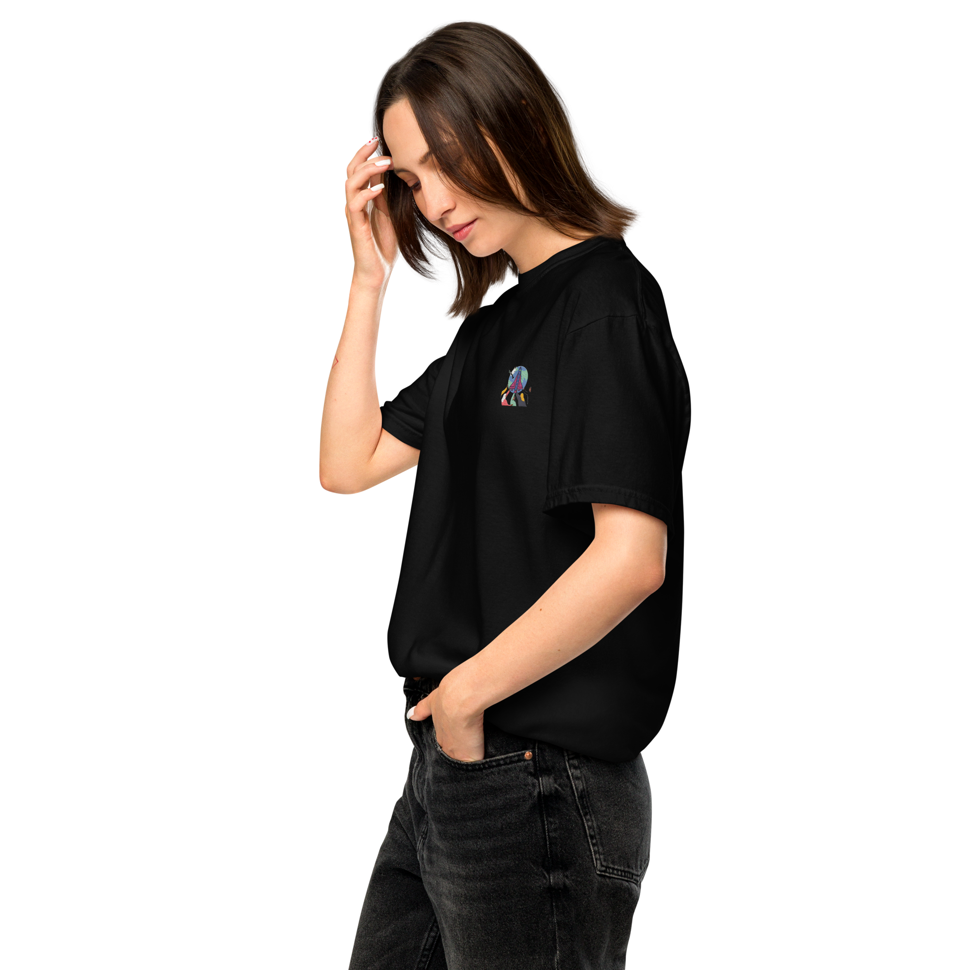 First Home Unisex garment-dyed heavyweight t-shirt