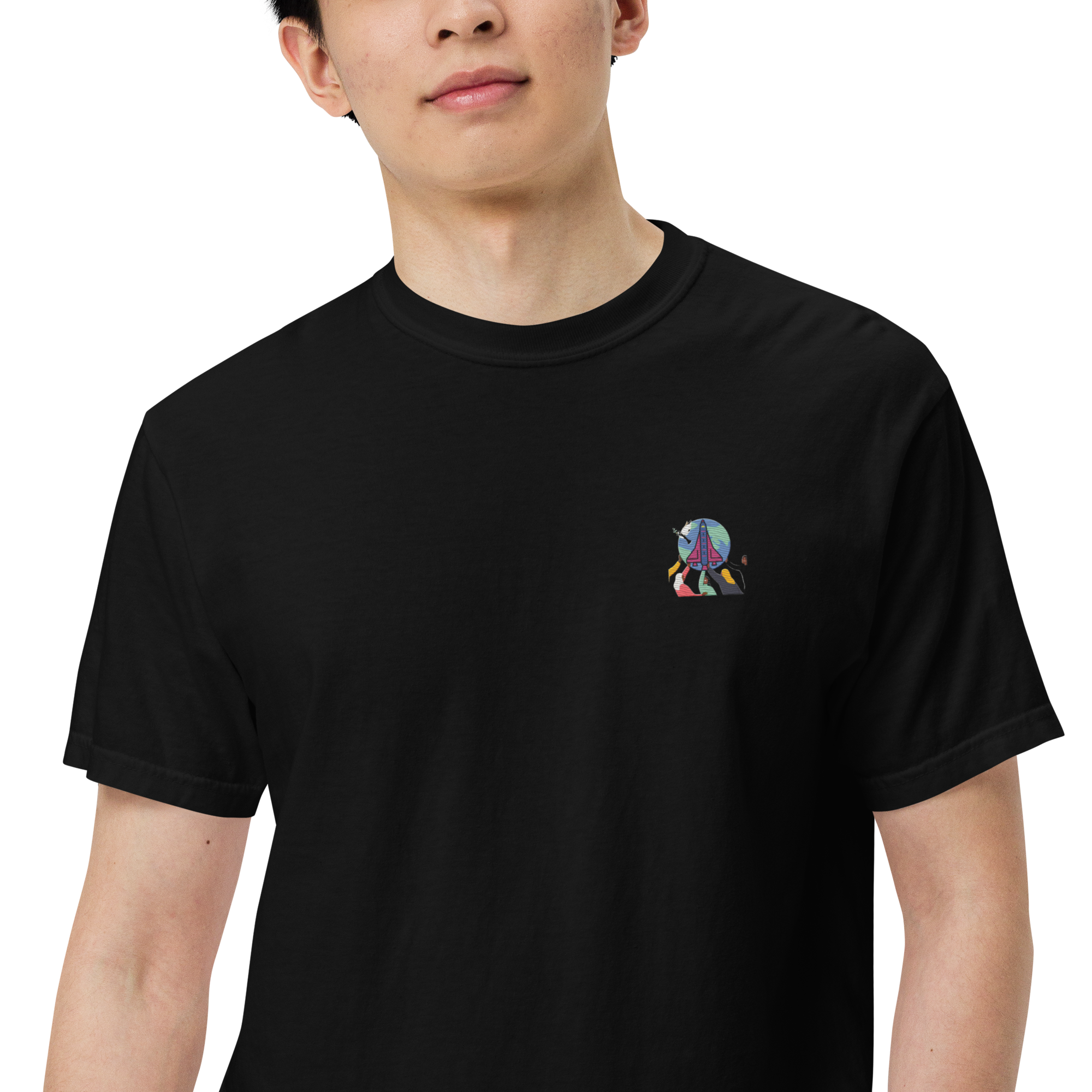 First Home Unisex garment-dyed heavyweight t-shirt