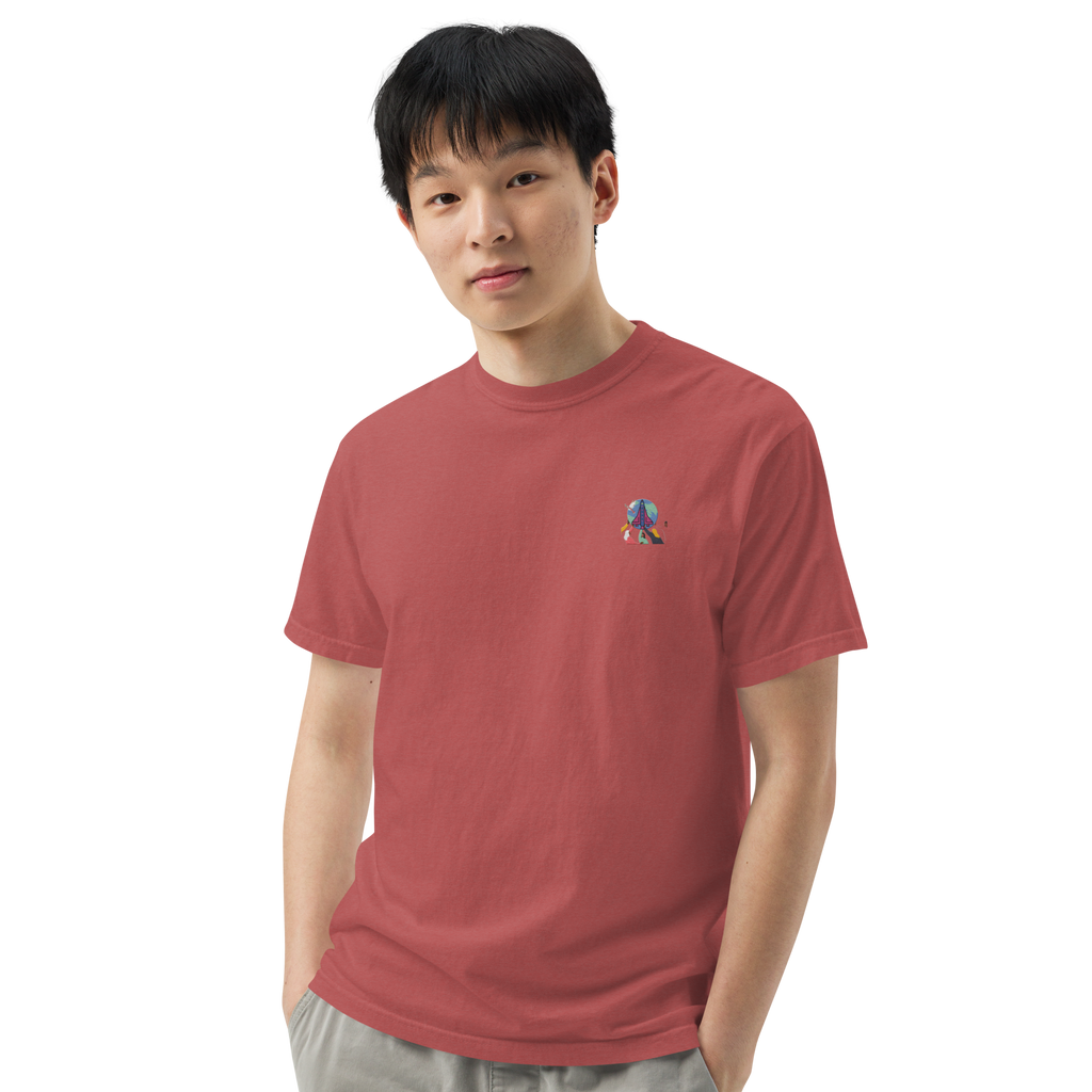 First Home Unisex garment-dyed heavyweight t-shirt