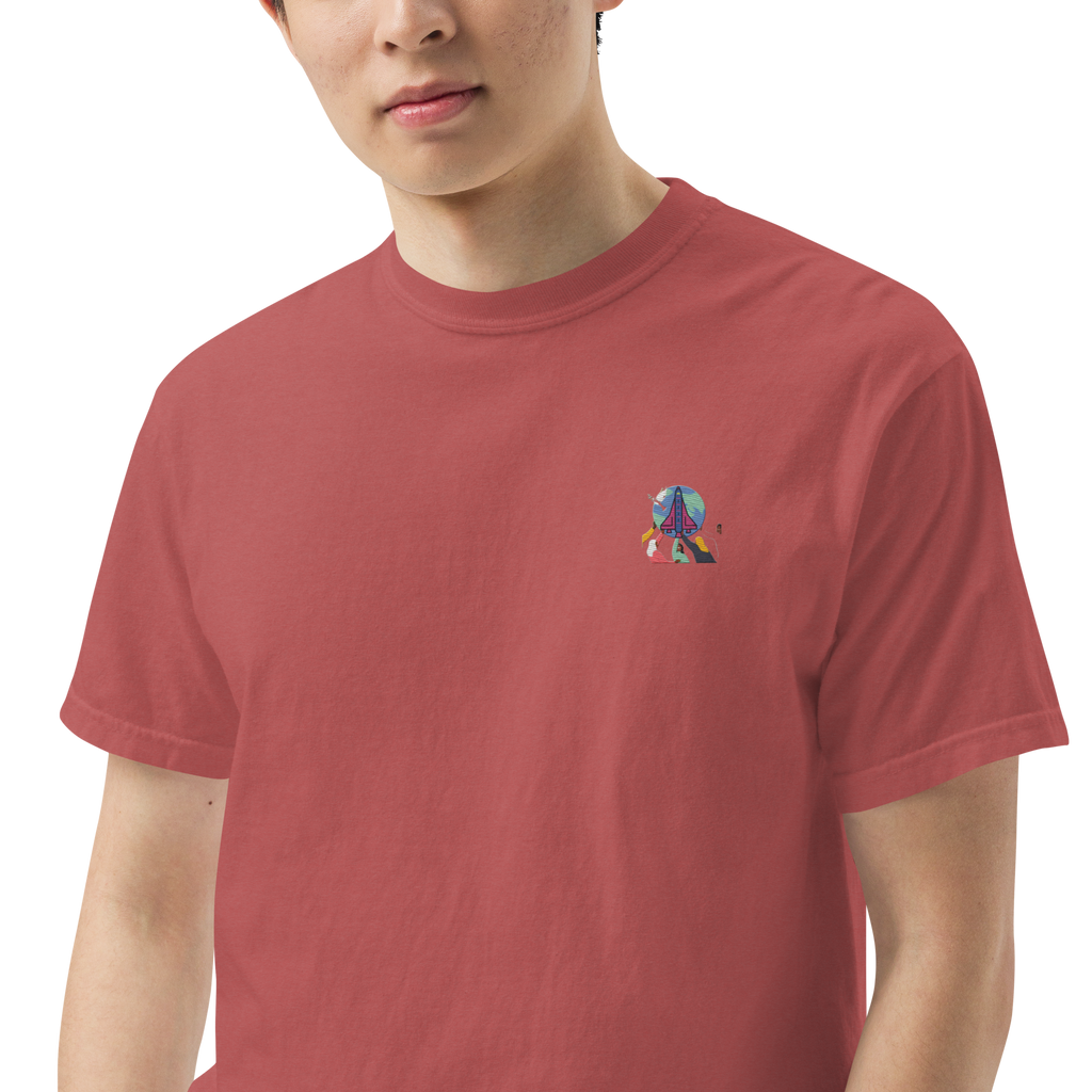 First Home Unisex garment-dyed heavyweight t-shirt