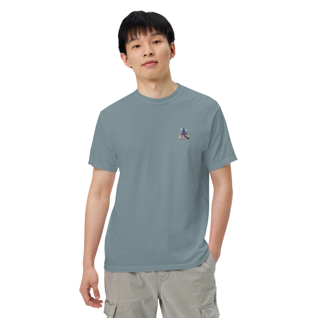 First Home Unisex garment-dyed heavyweight t-shirt