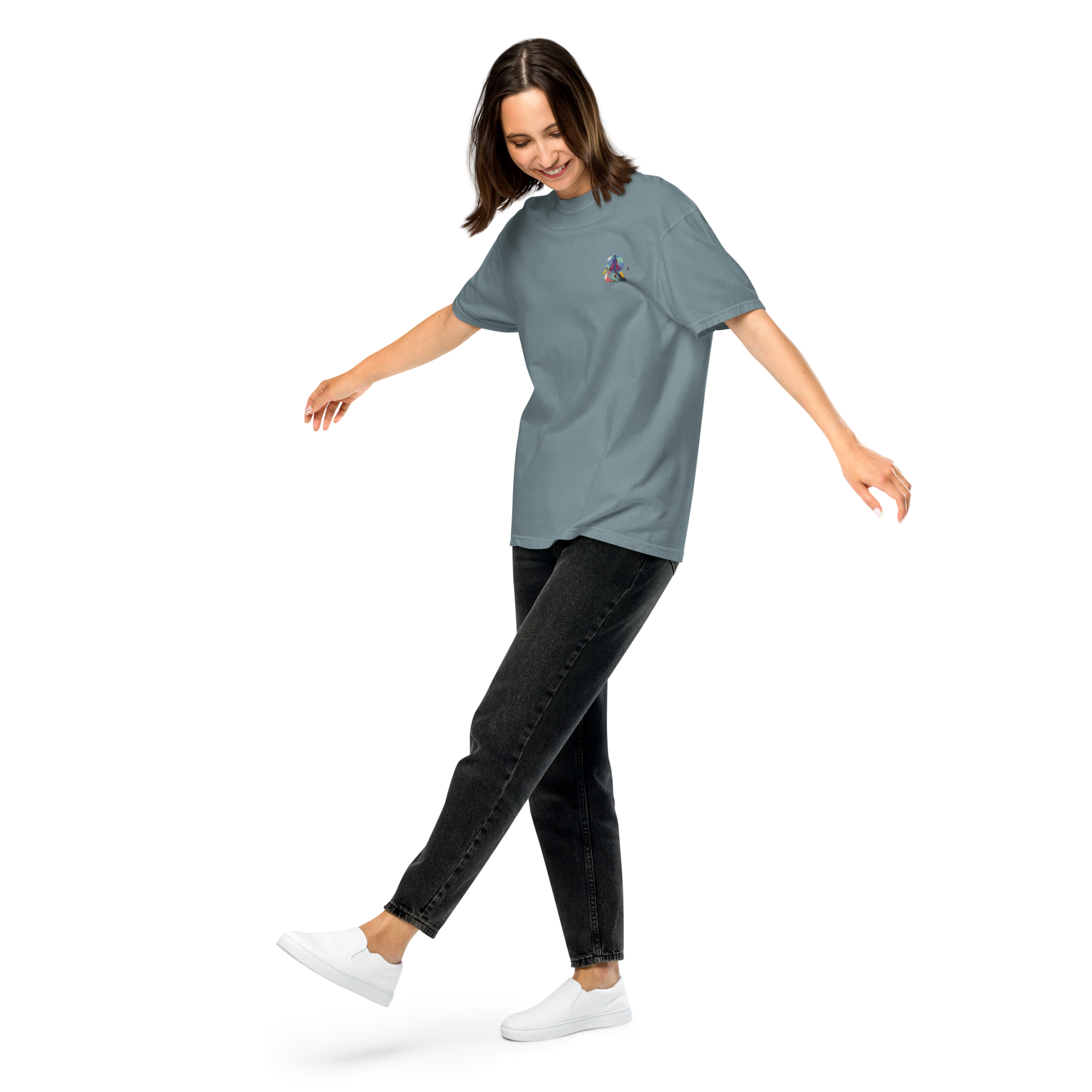 First Home Unisex garment-dyed heavyweight t-shirt