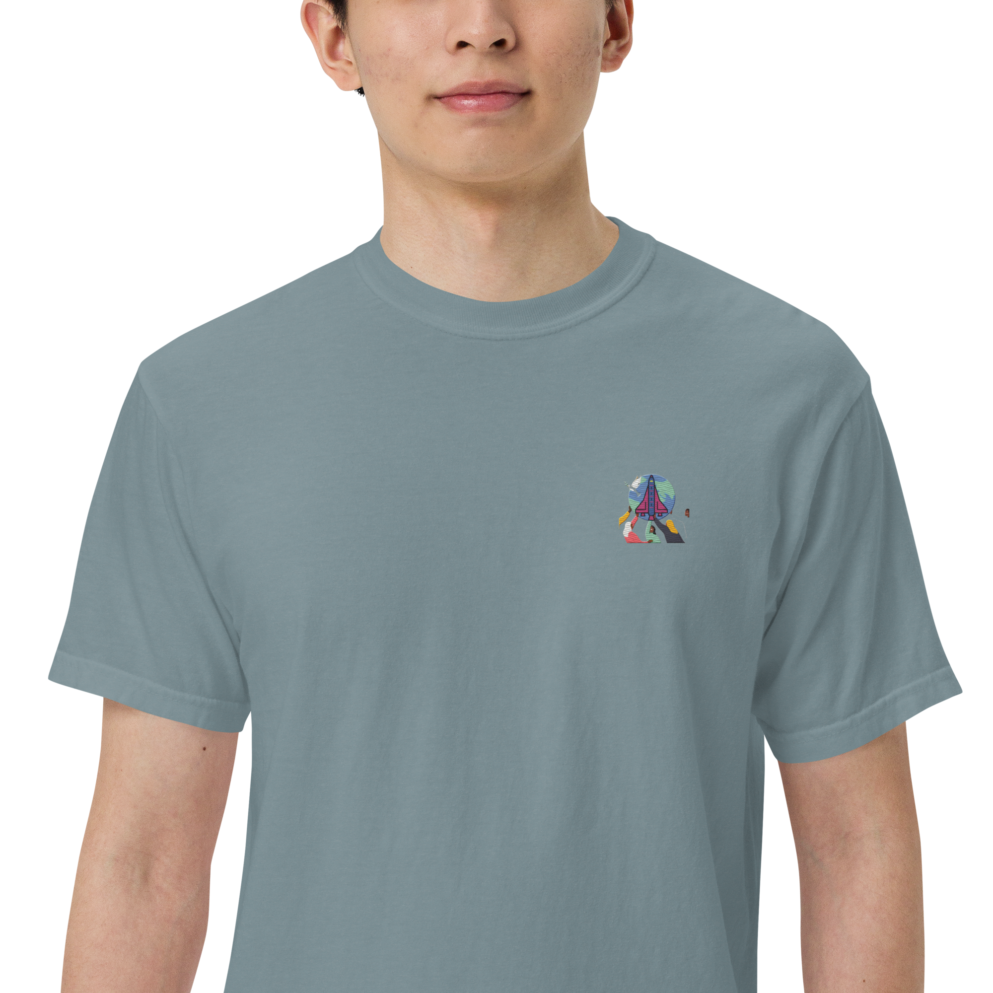 First Home Unisex garment-dyed heavyweight t-shirt