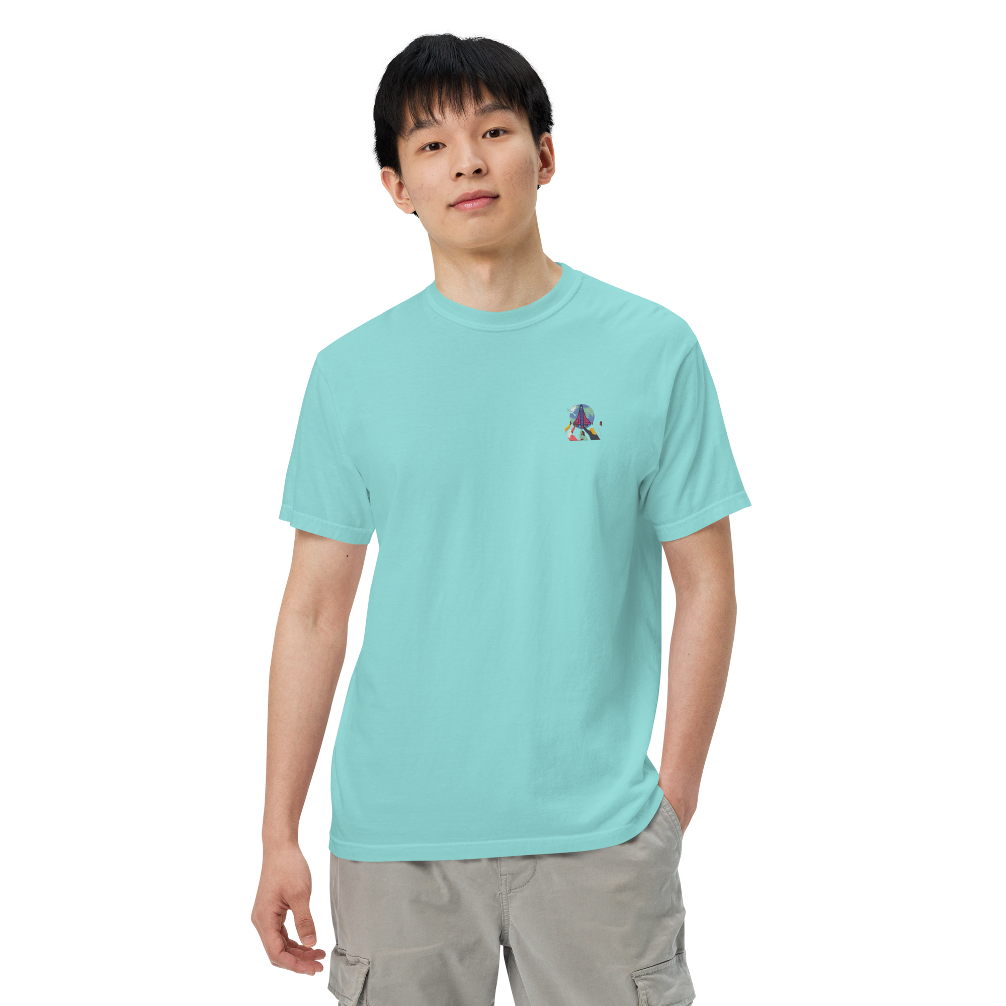 First Home Unisex garment-dyed heavyweight t-shirt