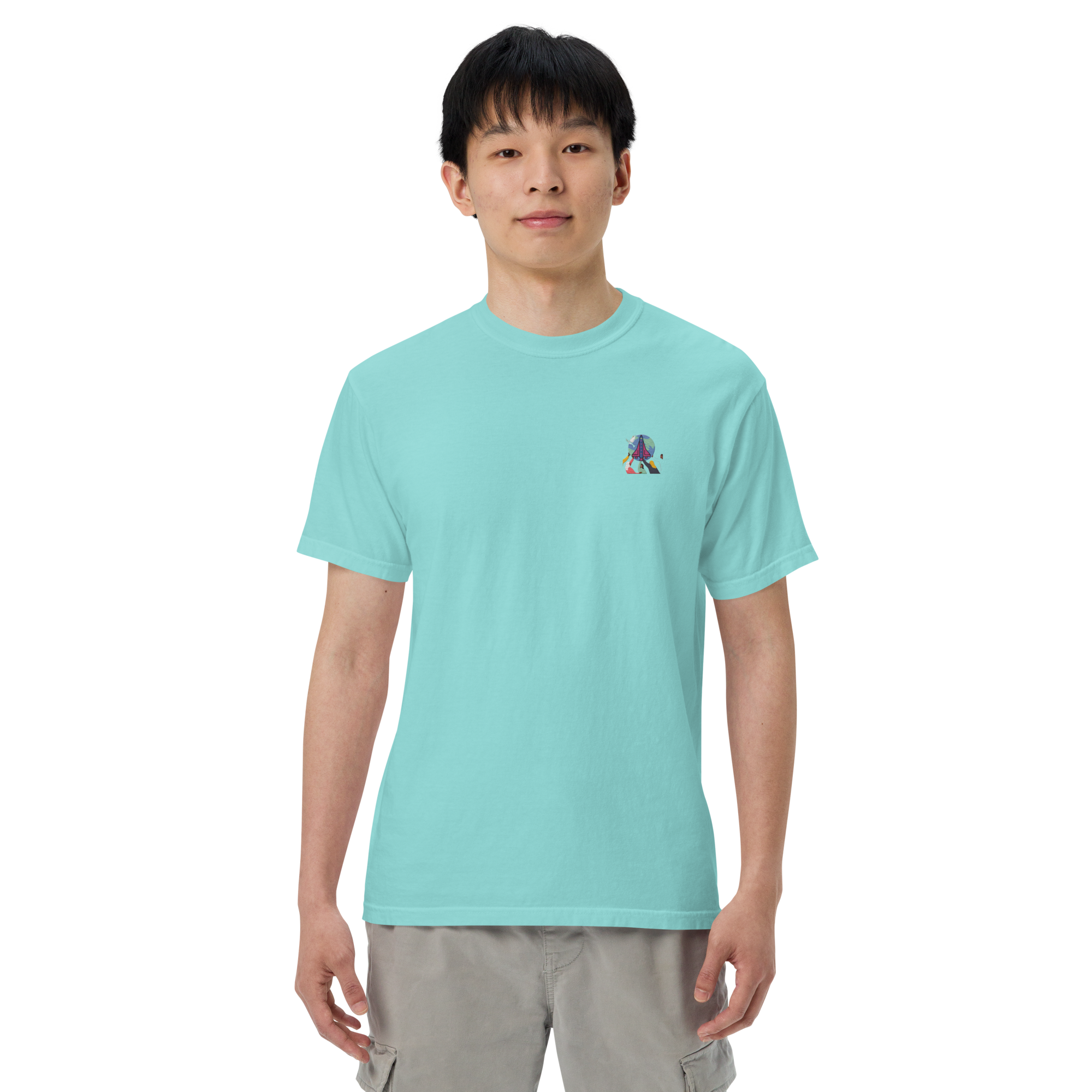 First Home Unisex garment-dyed heavyweight t-shirt