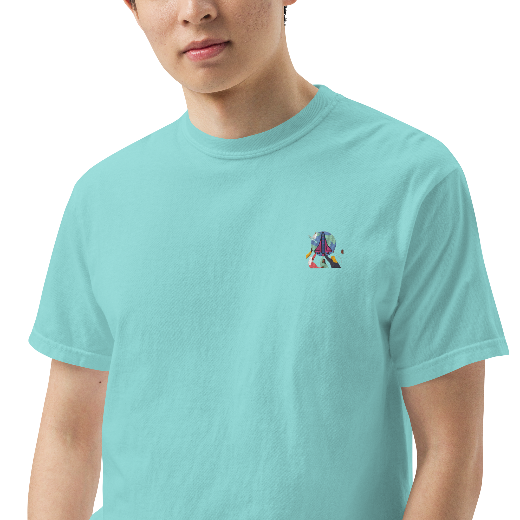First Home Unisex garment-dyed heavyweight t-shirt