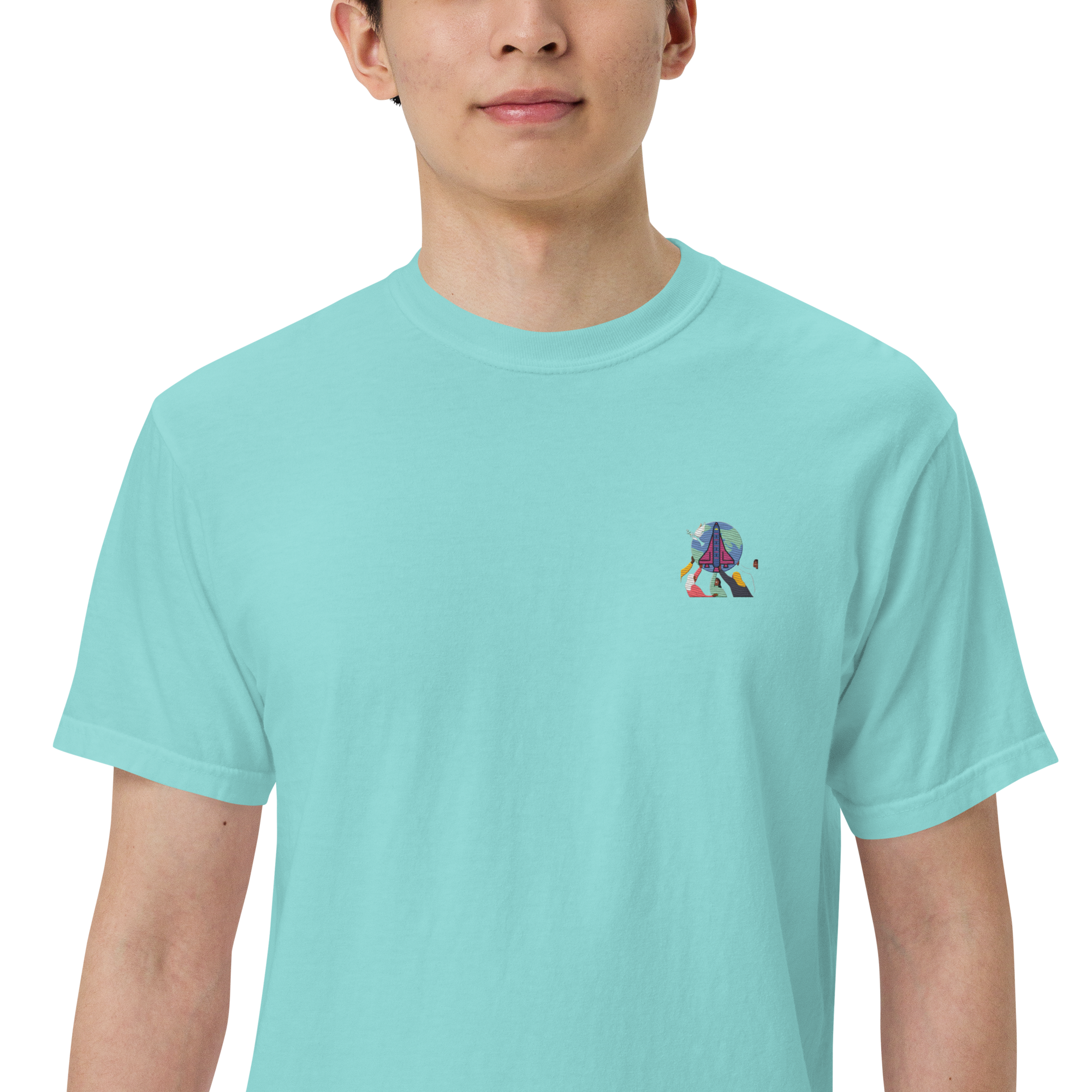First Home Unisex garment-dyed heavyweight t-shirt