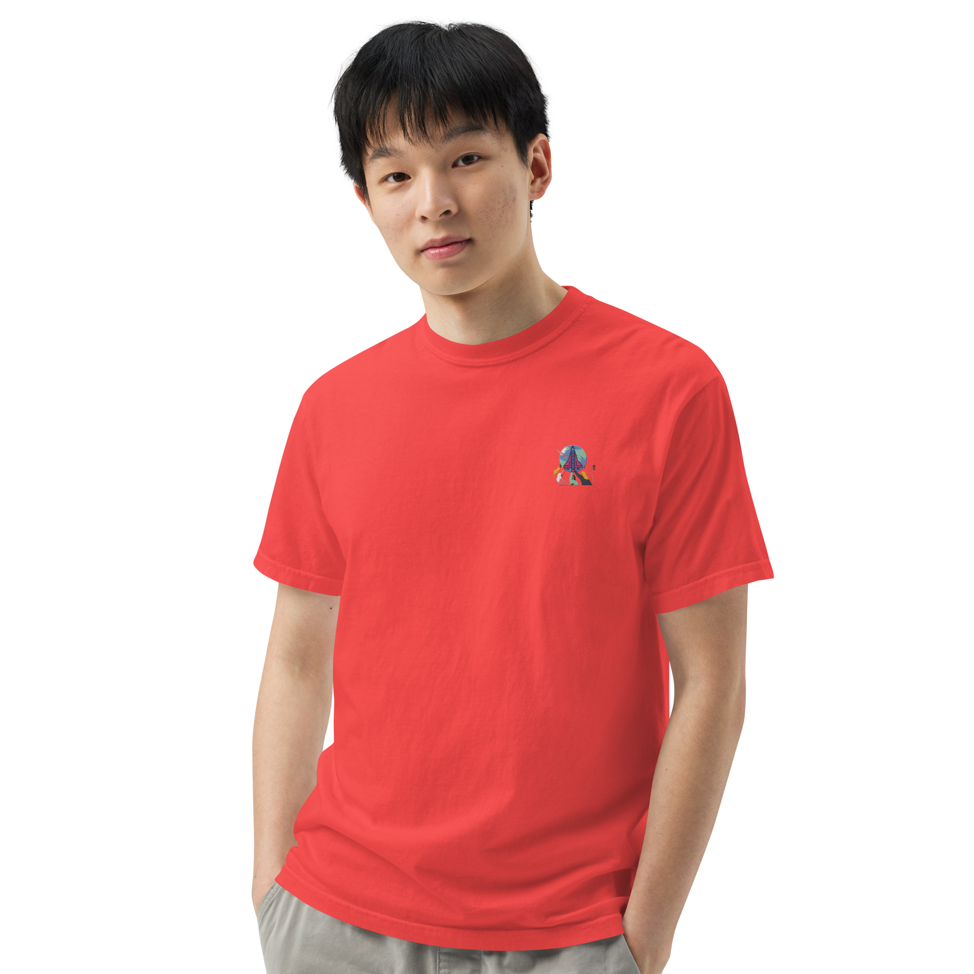 First Home Unisex garment-dyed heavyweight t-shirt