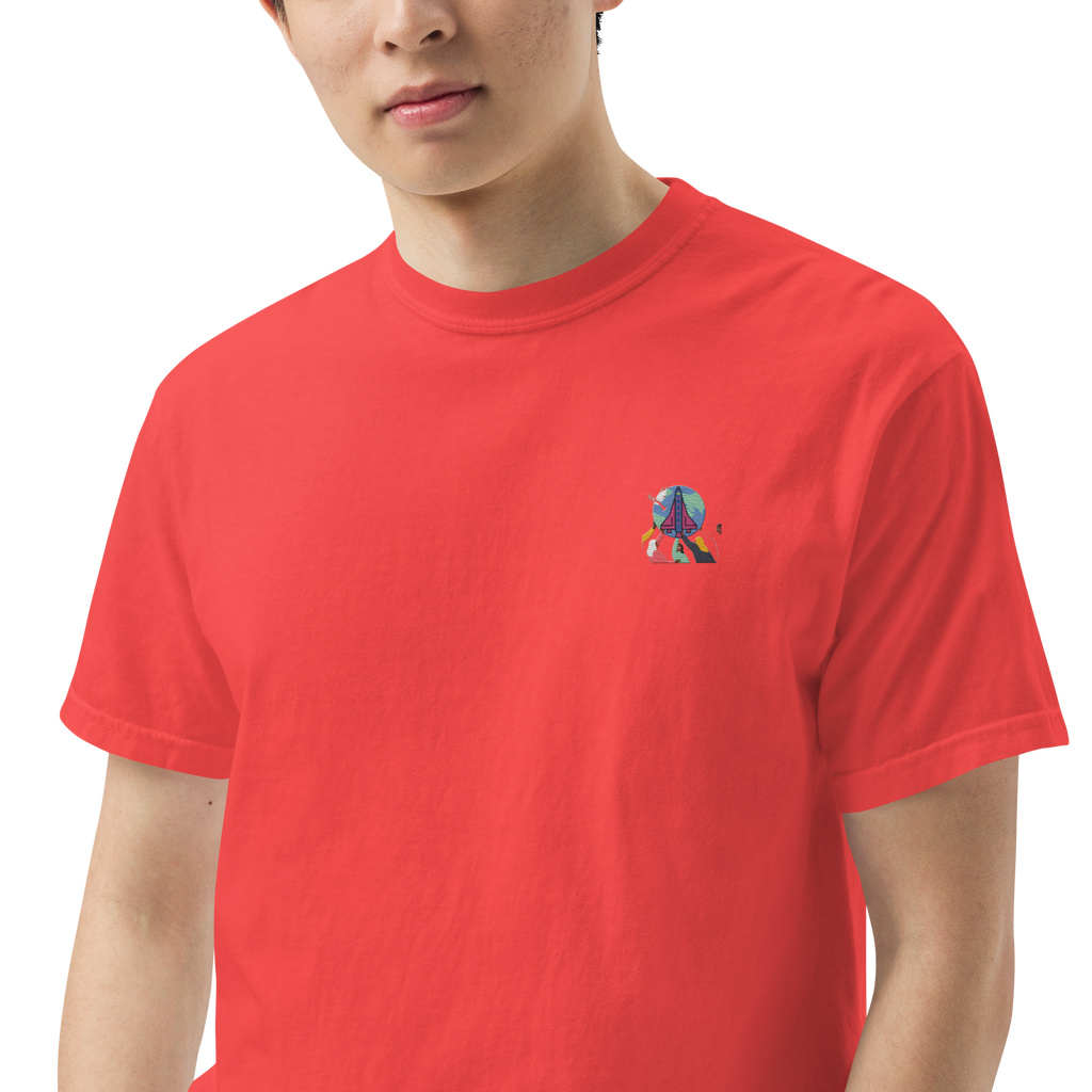 First Home Unisex garment-dyed heavyweight t-shirt