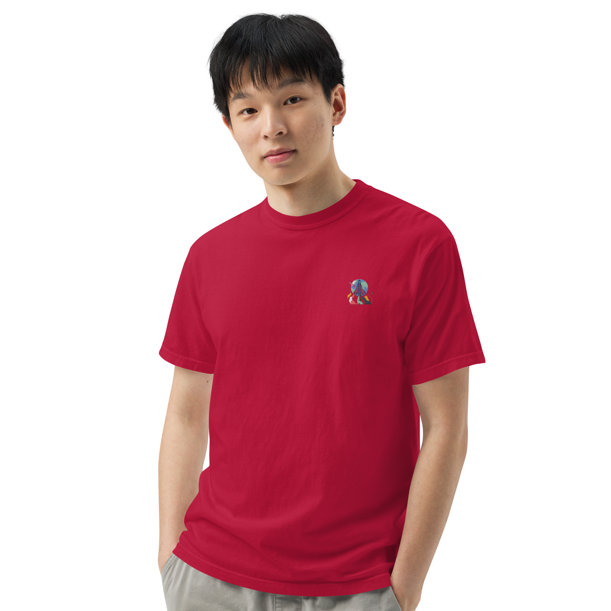 First Home Unisex garment-dyed heavyweight t-shirt