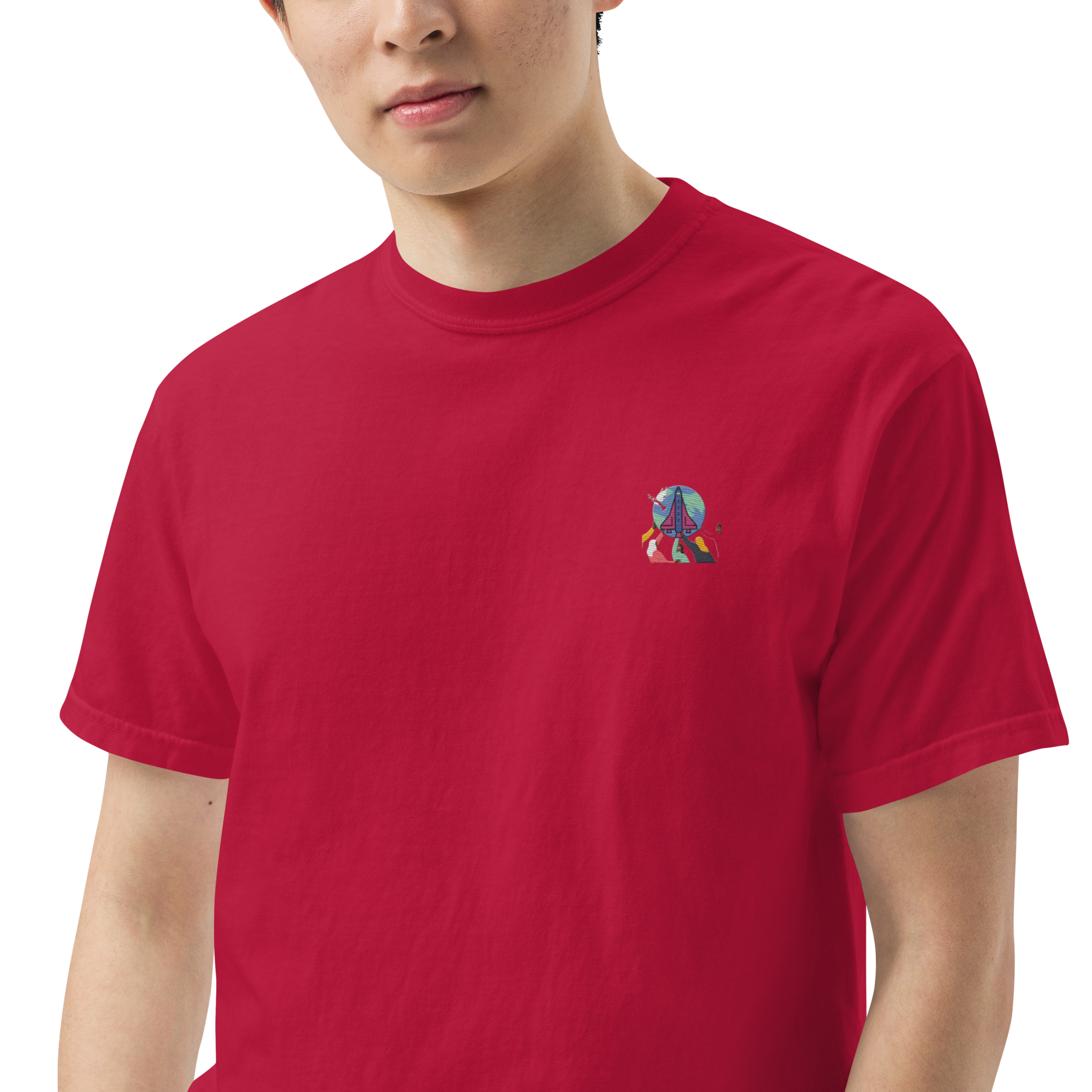 First Home Unisex garment-dyed heavyweight t-shirt